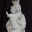 Madonna de los Apóstoles. Busto tallado totalmente a mano en madera de tilo, escultor Helmut Perathoner. Ortisei Val Gardena. www.perathoner.com