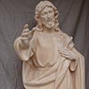 Sacred Heart of Jesus 185cm - detail - Helmut Perathoner in Ortisei in Val Gardena