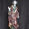 Juan el Apóstol - 80cm pintado - Antigüedad gótica - Helmut Perathoner