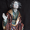 John the Apostle - 80cm painted - Gothic Antique - detail - Helmut Perathoner