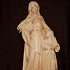 Santa Anna - madera de pino - tallada a mano en Val Gardena por Helmut Perathoner
