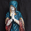 Madre Maria - 80cm - dipinta in stile gotico antico - dettaglio - Helmut Perathoner