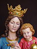 Mondmadonna, Madonna mit Kind - Zirbelkieferholz