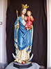 Madonna della Luna, Madonna ausiliatrice in legno di cirmolo scolpita a mano dallo scultore Helmut Perathoner
