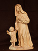 Shepherdess with child for nativity