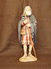 Pastor con palo para natividad pintado