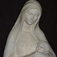 Mandonna con Gesú Bambino in legno di tiglio, dettaglio - Helmut Perathoner