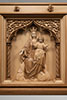 Relievo, Madonna con Gesù bambino - scultore Helmut Perathoner in Val Gardena