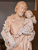 Saint Joseph in natural wood