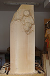 Design of a sculpture - Saint Simeon - Woodcarver Perathoner Helmut