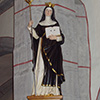 Saint Ottilie painted - Woodcarver Perathoner Helmut